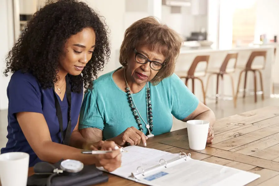 Long-Term-Disability-Patient-with-Doctor-After-Surgery